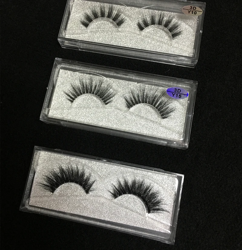 OEM New Arrival 3D Real Mink Lashes Top Selling Crystal Transparent Terrier Multilayer Soft Thick False Eyelashes 1 Pair