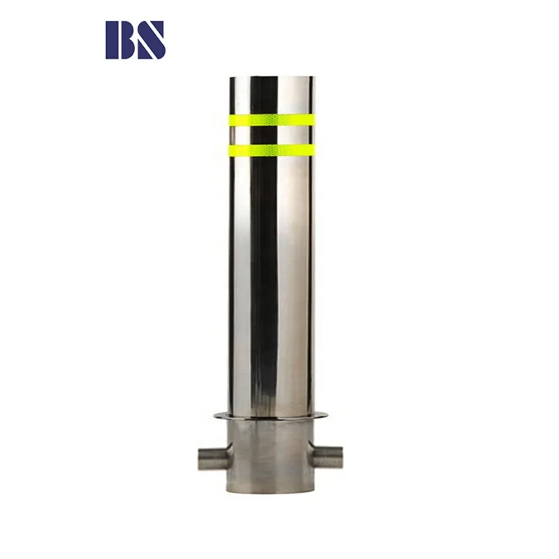 Bollard Manual Rising Bollards Polished Barrier Stainless Bollard Post for Traffic Access Control