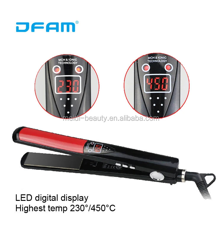 DFAM brand Best Sale Straightening Irons Keep Hair Soft And Smooth Steam Styler Hair Straightener