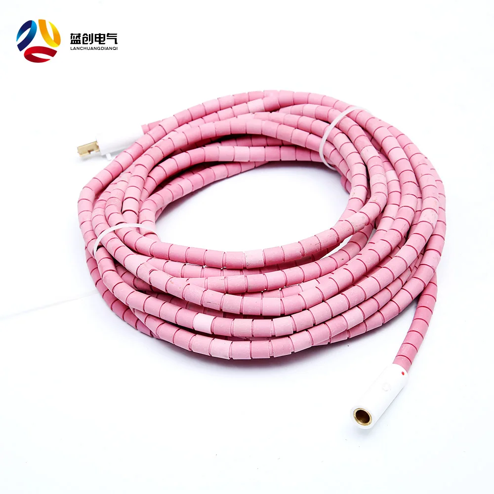 pipe welding ceramic flexible electric heating pad rope heater