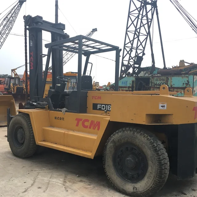 
Used 16 Ton Tcm Forklift fd160 in Stock Material Handling Machine Diesel Forklift fd200 fd100 fd80 fd50 fd30 