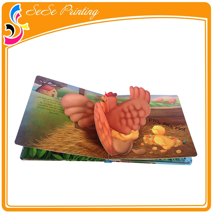 CMYK Printing High Quality Children/ Kids Pop Up/ Popup Book Printing Factory Price