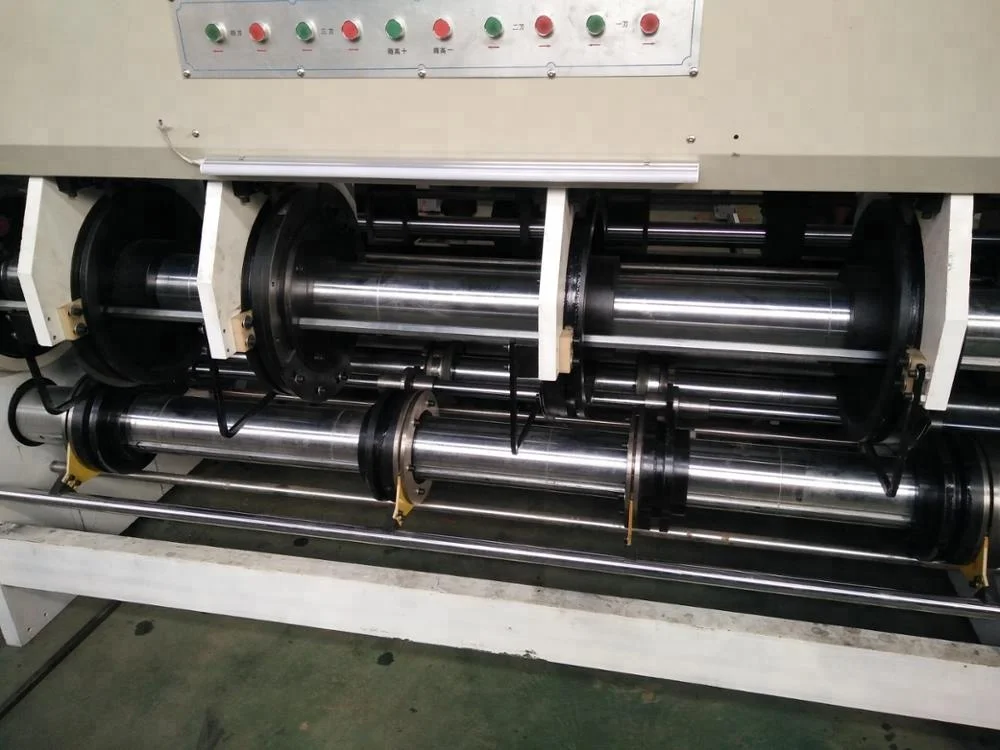 Corrugated carton box rs4 slotter machine with 3 color printing lead dage model