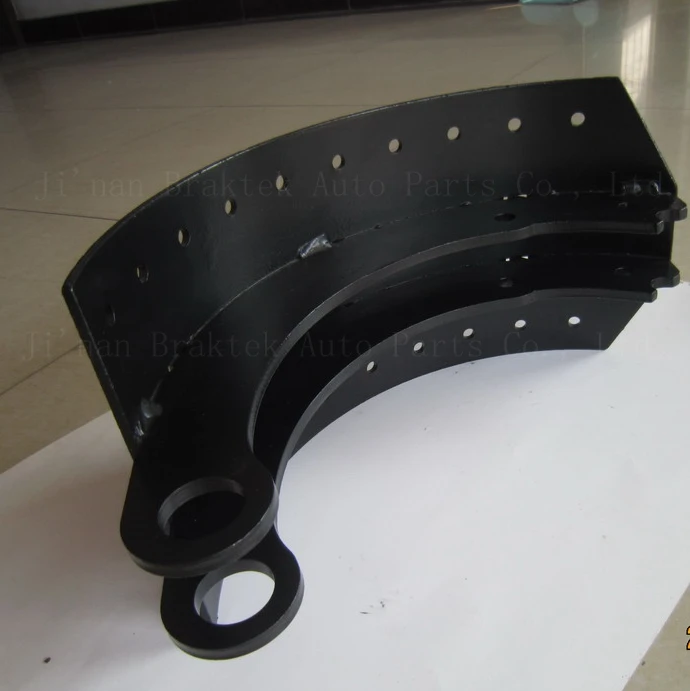 
heavy duty auto brake pedal parts truck brake shoes for SAF 200 