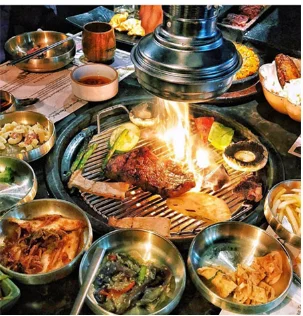 Tabletop Charcoal Indoor barbecue grill Korean bbq