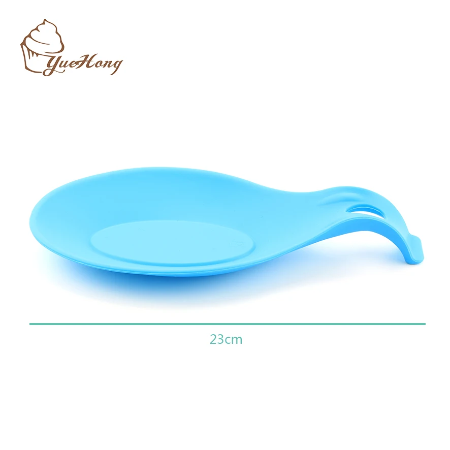 kitchen tools utensils silicone spoon and Soup Ladle holder , large Spoon Rest