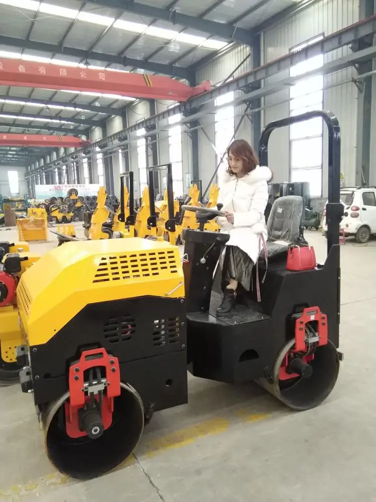 High quality low price double drum vibrstion pavement road roller machine