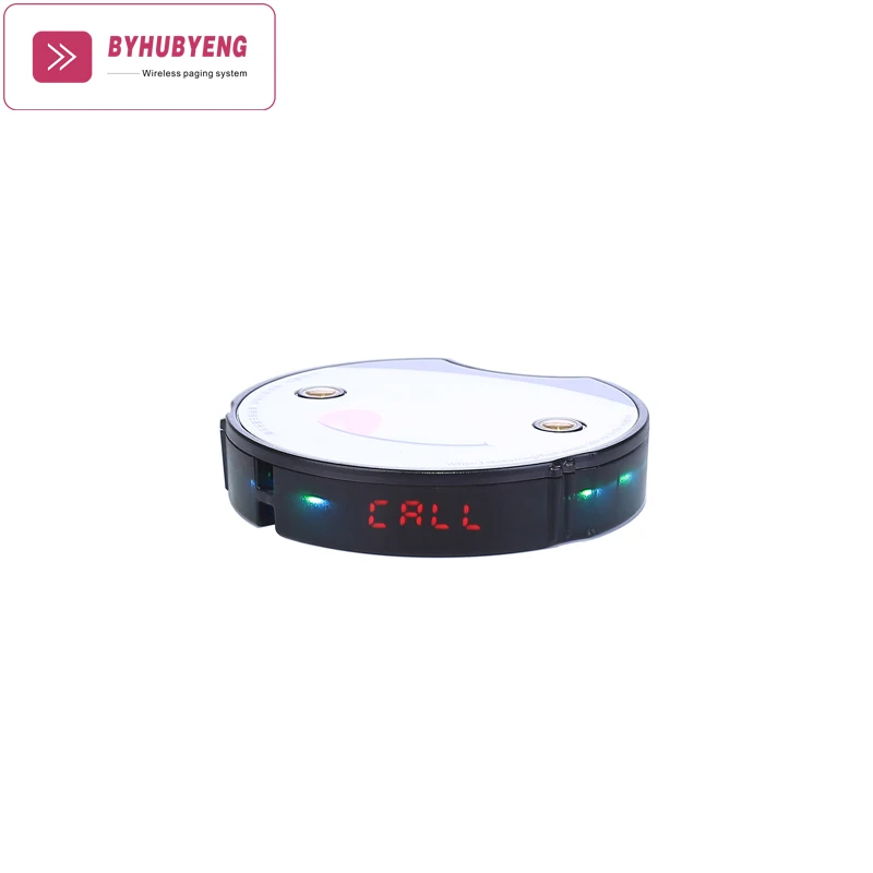 wireless order buzzer pager pocsag paging coaster Video Demo CE FCC Fullwater-proof Certified FM Distance>3000m
