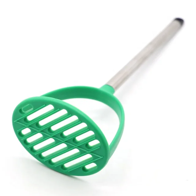Food Grade Plastic Potato Masher Ricer Press with Stainless Steel Handle Dishwasher Safe BPA Free