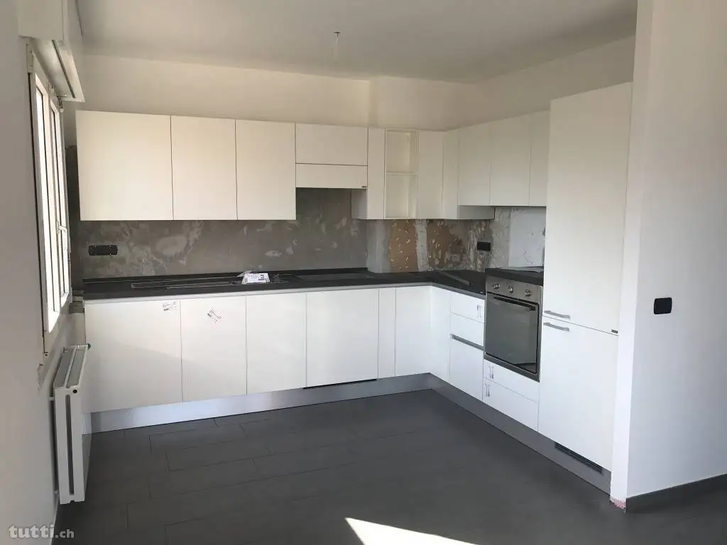 L Shapes Modular Wood Kitchen Cabinet for Small Kitchen Design