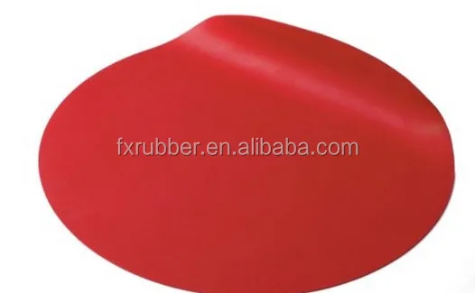 Diameter 30cm round shape silicone microwave oven baking mat