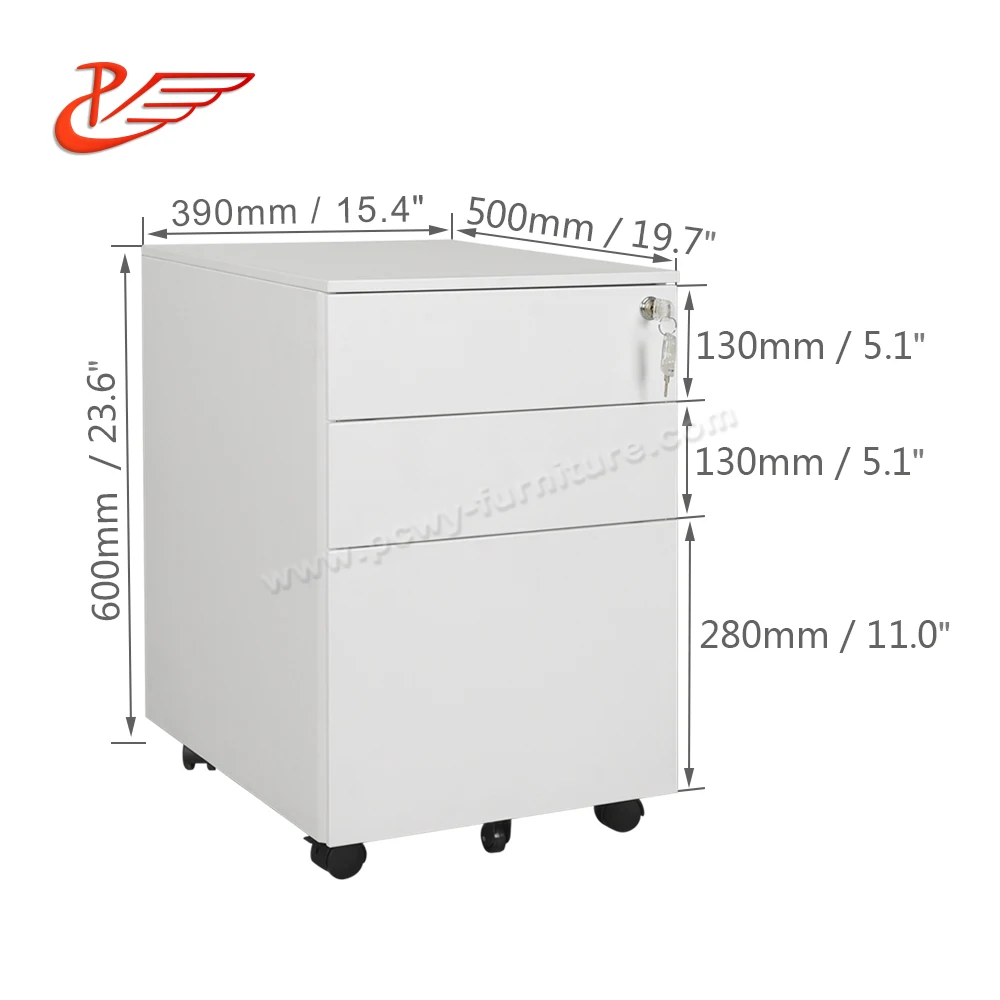 Electric and optional drawers movable steel cabinet with lock on wheels