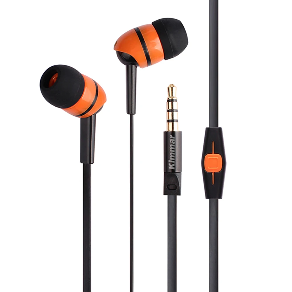 Premium Sound Quality IPX5 Waterproof Earphone Wired 3.5 Earbuds With Microphone MIC for Huawei Samsung