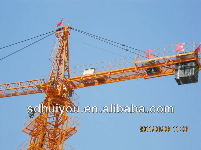 
2.5t, 35m high efficiency Mini Tower Crane for civil project small lift crane,mini crane,mini tower crane 