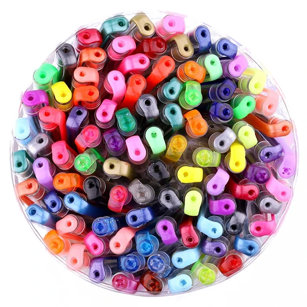 Cheap Glitter 60/100 Color Gel Pen Set for Adult Coloring Books Journals Drawing Doodling Art Markers