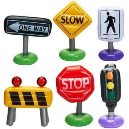 New design road safety sign PVC inflatable traffic cone