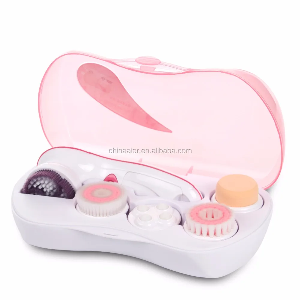 2 in 1 Multifunction Electric Vibrating Face Massager & mini electric facial cleansing brush for face cleanser device AE-8289