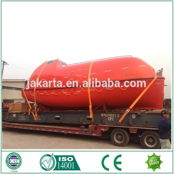 hot searchlight of lifeboat/ SOLAS manufacturer 5.0 mtr totally enclosed used lifeboat