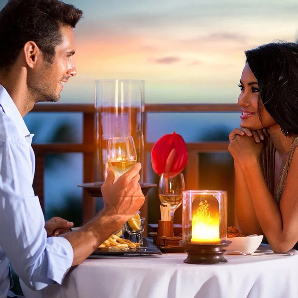 7W Creative Flickering Atmosphere Decorative Lamp LED Flame Effect Fire Light Bulbs