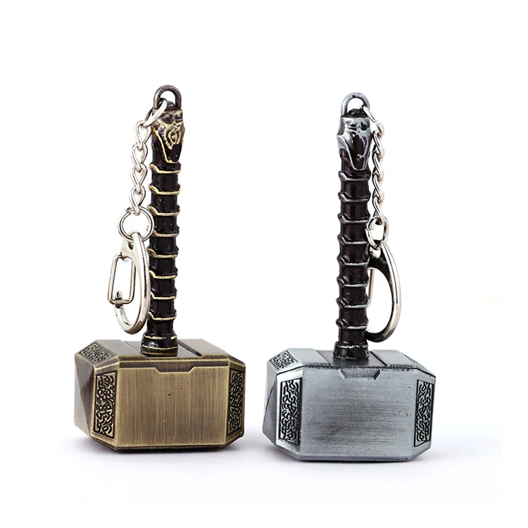 Thor Hammer Keychain Fashion Marvel Key Chain