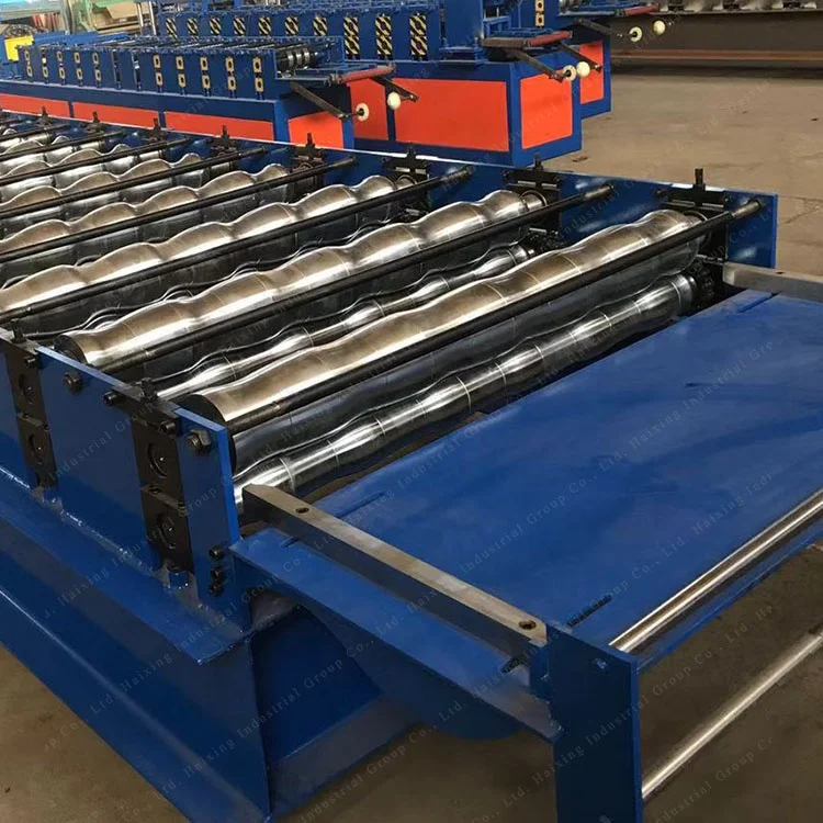 metal roof glazed tile roll forming machine