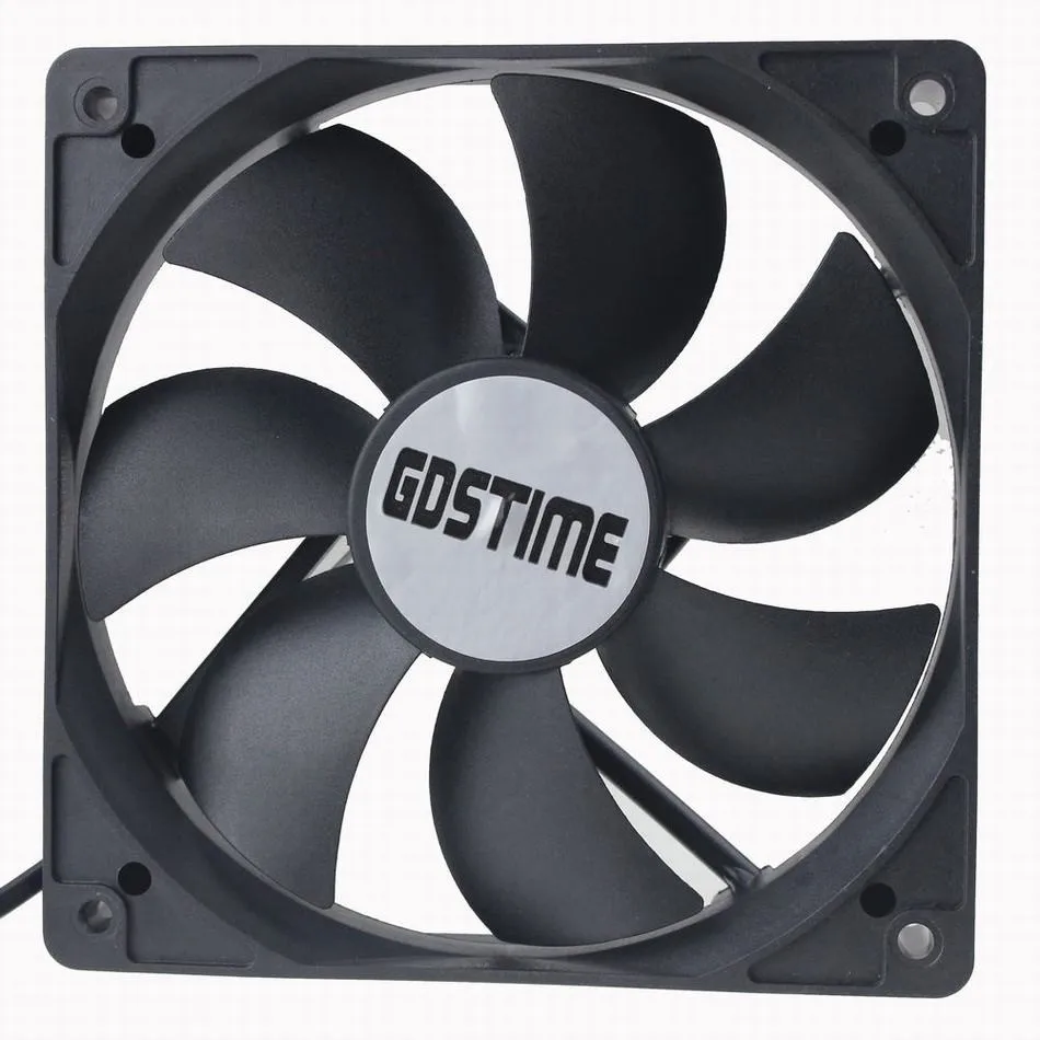Gdstime GDA12025 dc 5v12v 24v 48v Computer Fan 120mm 120x120x25mm dc Large Exhaust Cooling Cooler Case Fans
