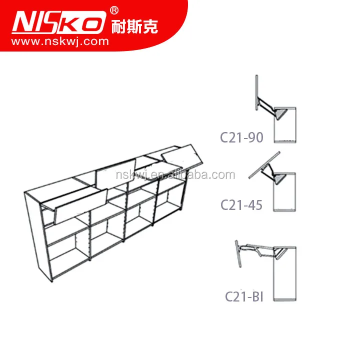 NISKO cabinet door down support, down open door support, cabinet hardware door stay