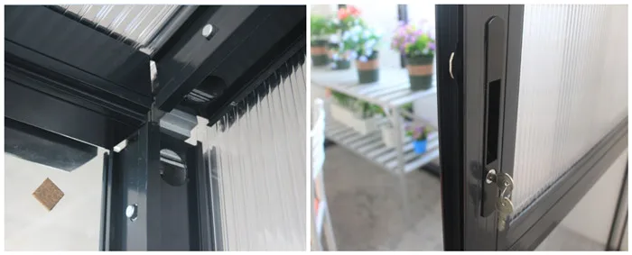 G-MORE Aluminum Frame Victorian Sunroom Kits Glass Greenhouse