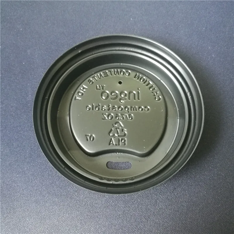 70 MM China cheap PLA coffee lids