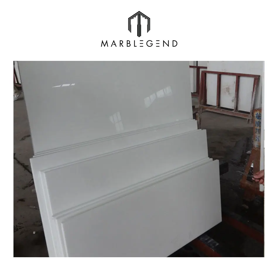 factory price wholesale white nano crystallized glass wall panel