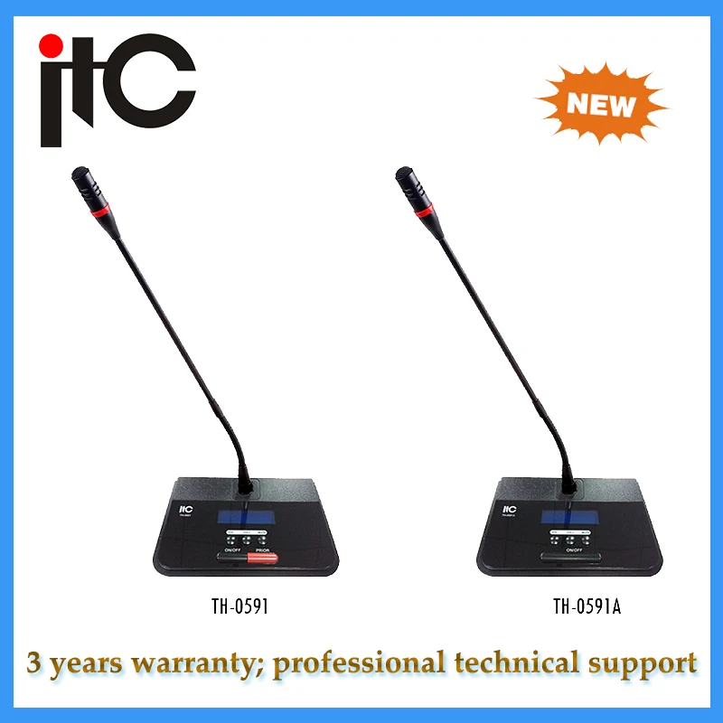 Увч цифровой беспроводной микрофон конференции председатель блок