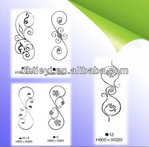 Железная балясина на лестнице