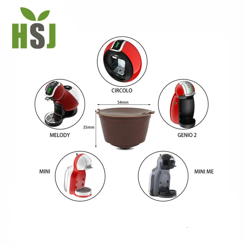 Sweettreats Lot Reusable Dolce Gusto Coffee Capsule Plastic Refillable Compatible Dolce Gusto Coffee Filter Baskets Capsules