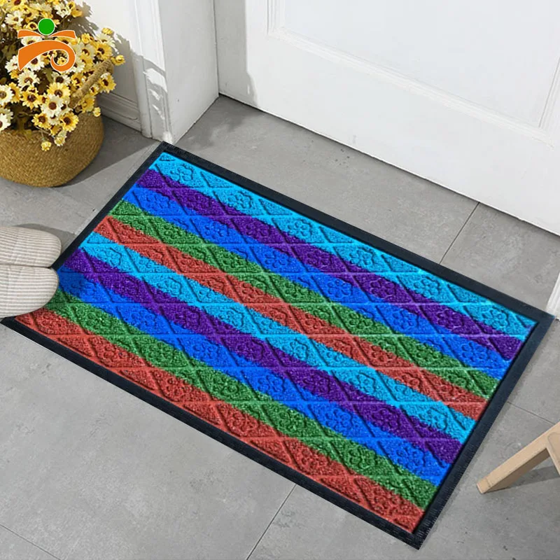 
Kitchen entrance dirt trapping 100% recycled used waterproof rubber floor mat 