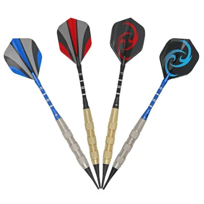 Wholesale High Quality Soft Tips Indoor Game Darts Several Flights Aluminum Alloy Shaft 12pcs Set Adult Darts