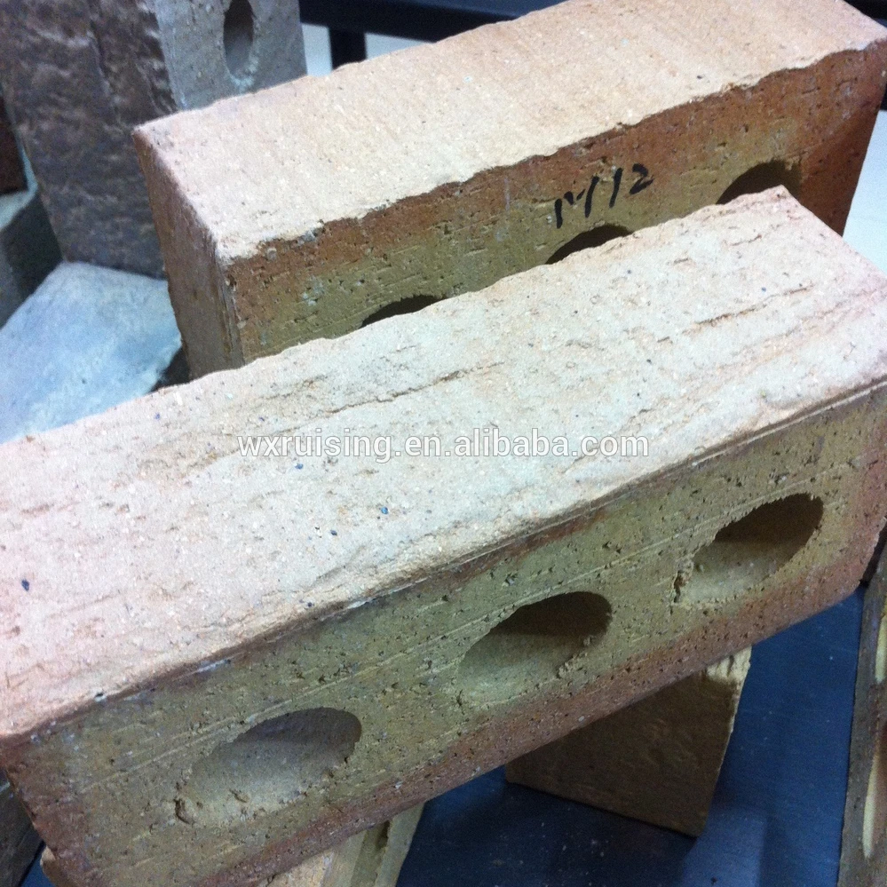 Red building construction material decorative clay brick with great price
