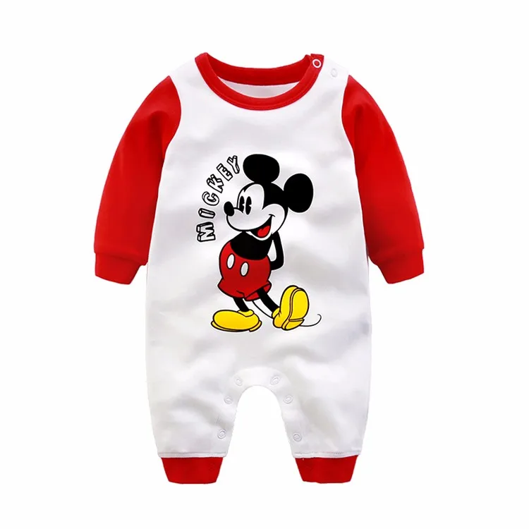 Printed Anime Boys Girls Newborn Baby Clothes Romper