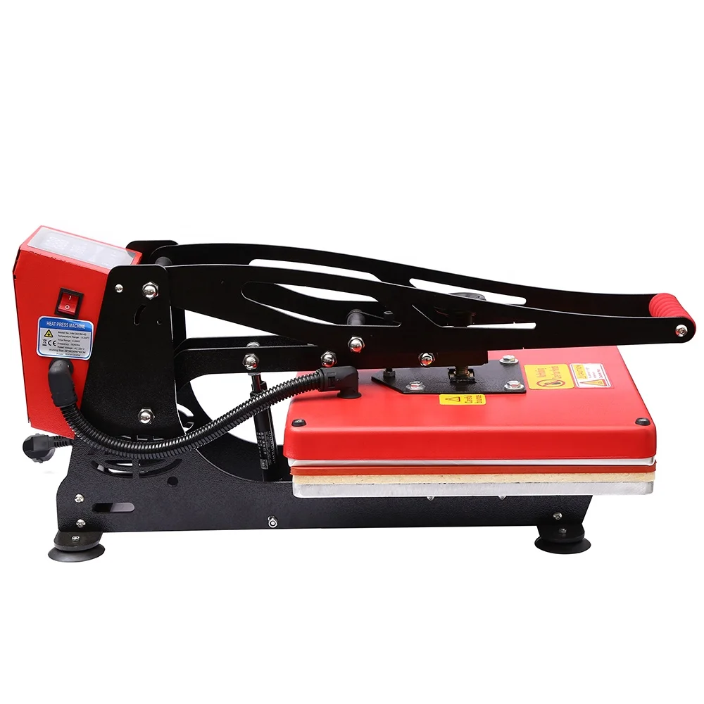 SEMI Automatic digital Flat heat press machine for T-shirt making (38*38CM)