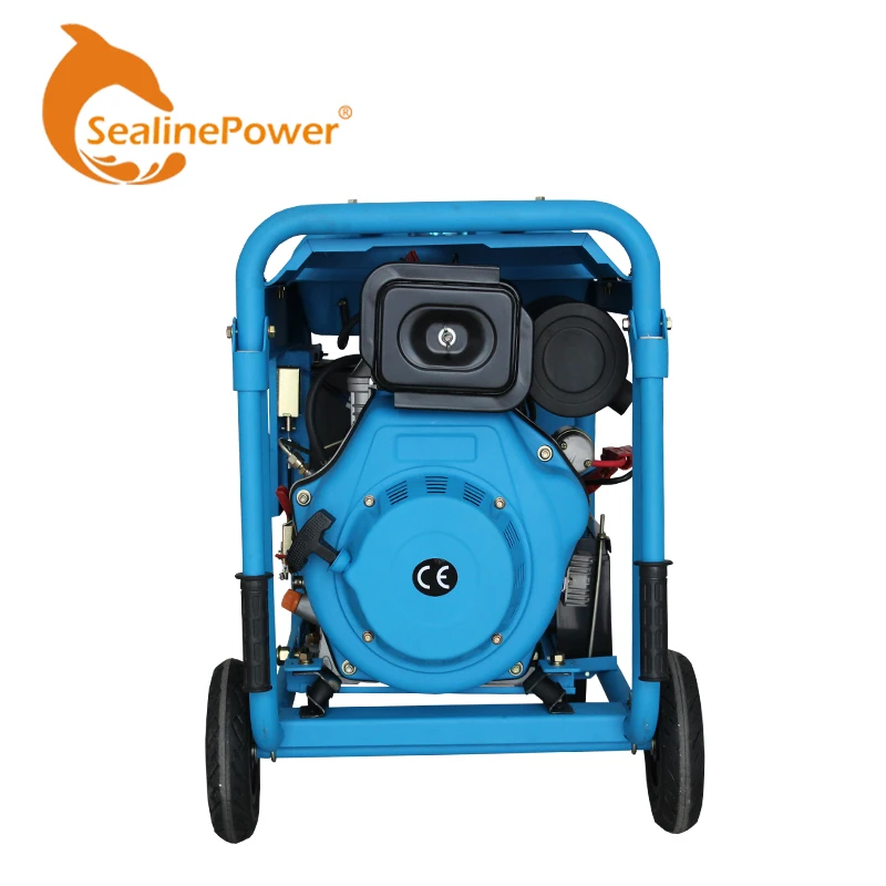 Electric Start Single Cylinder 8kw Inverter Generator Diesel