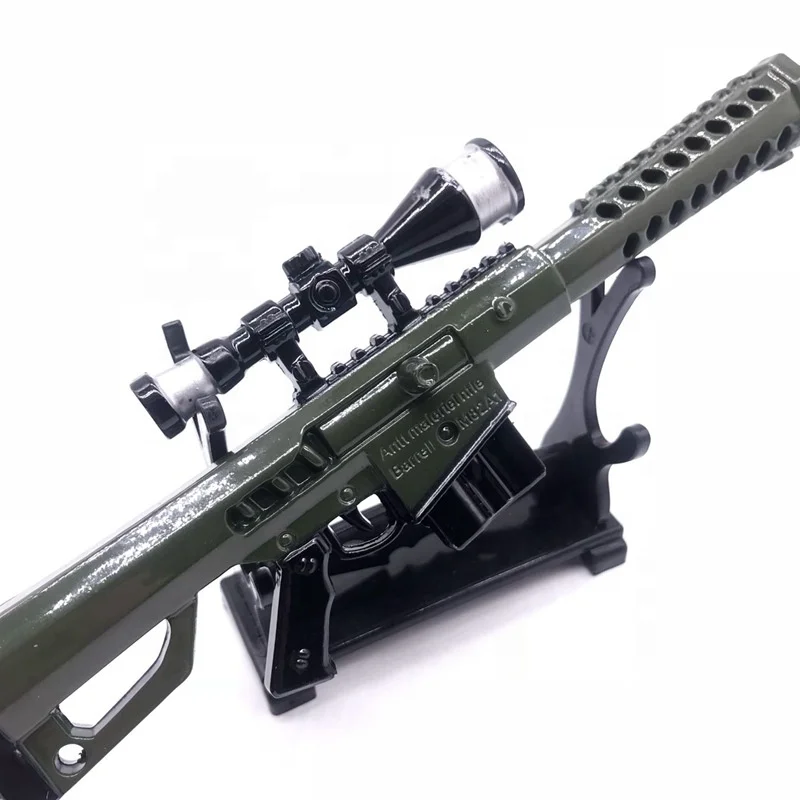 Promotion Custom 22cm Battle Royale SCAR Alloy Weapons Toys Metal Gun Model Keychain