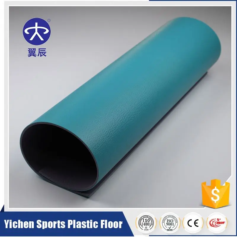 Plastic vinyl sheet pvc floor for dance floor hall for sale