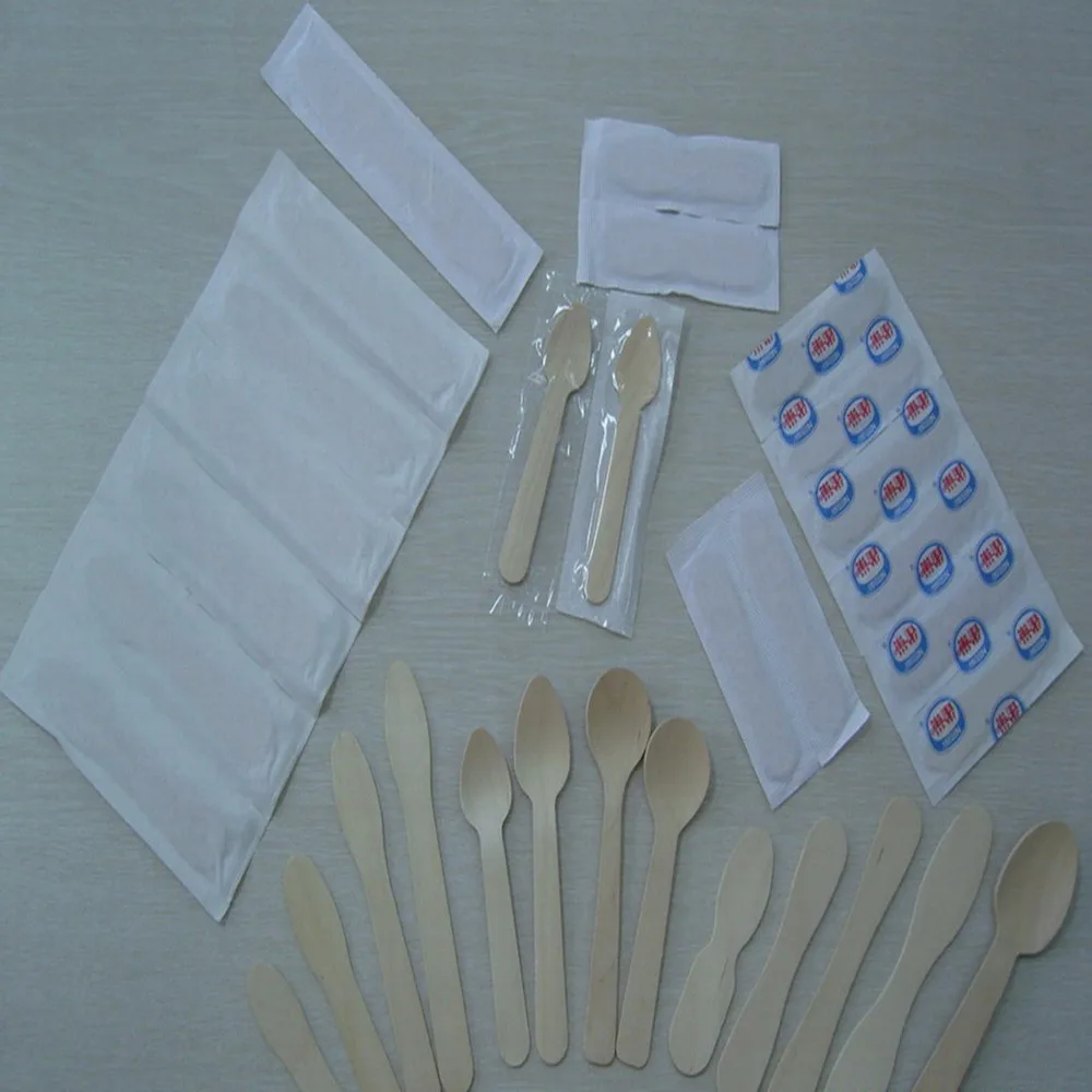 2015 high quality paper wrapped individually wooden ice cream spoon