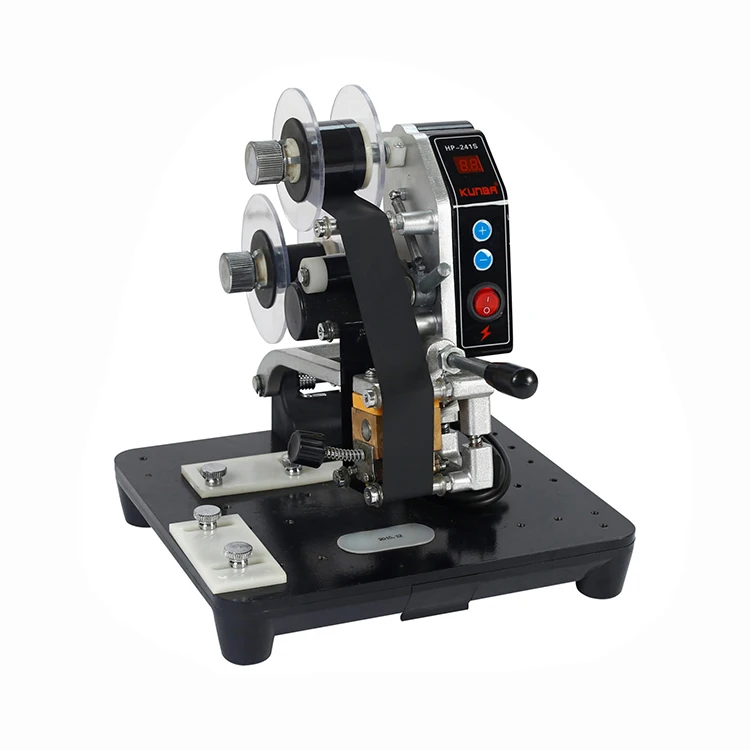 
HP-241s New 220V/110V electric plastic cartons coding machine,Wholesale automatic color tape date coding machine 