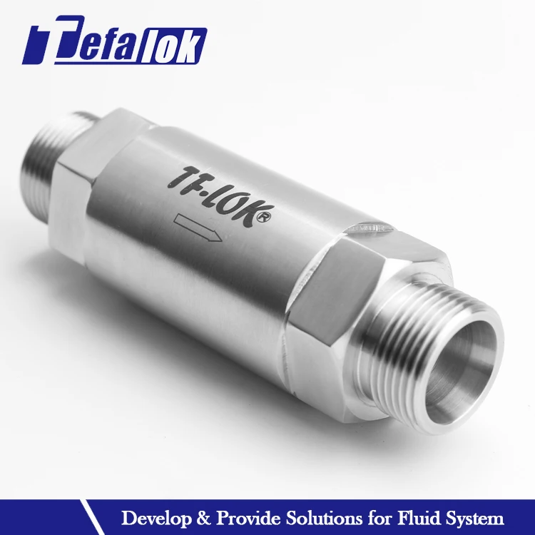 ss spring non return fuel check valve