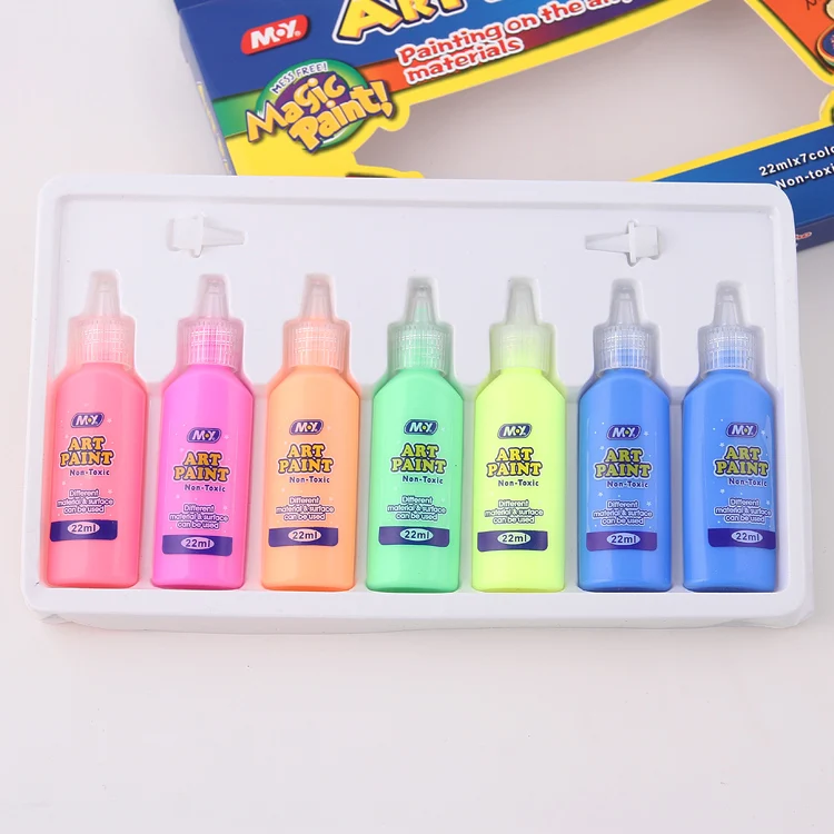 Diy art painting 3D puffy glitter glue for kids