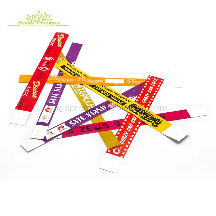 2024 2025 печатная бумага для мероприятий, браслет Tyvek по низкой цене