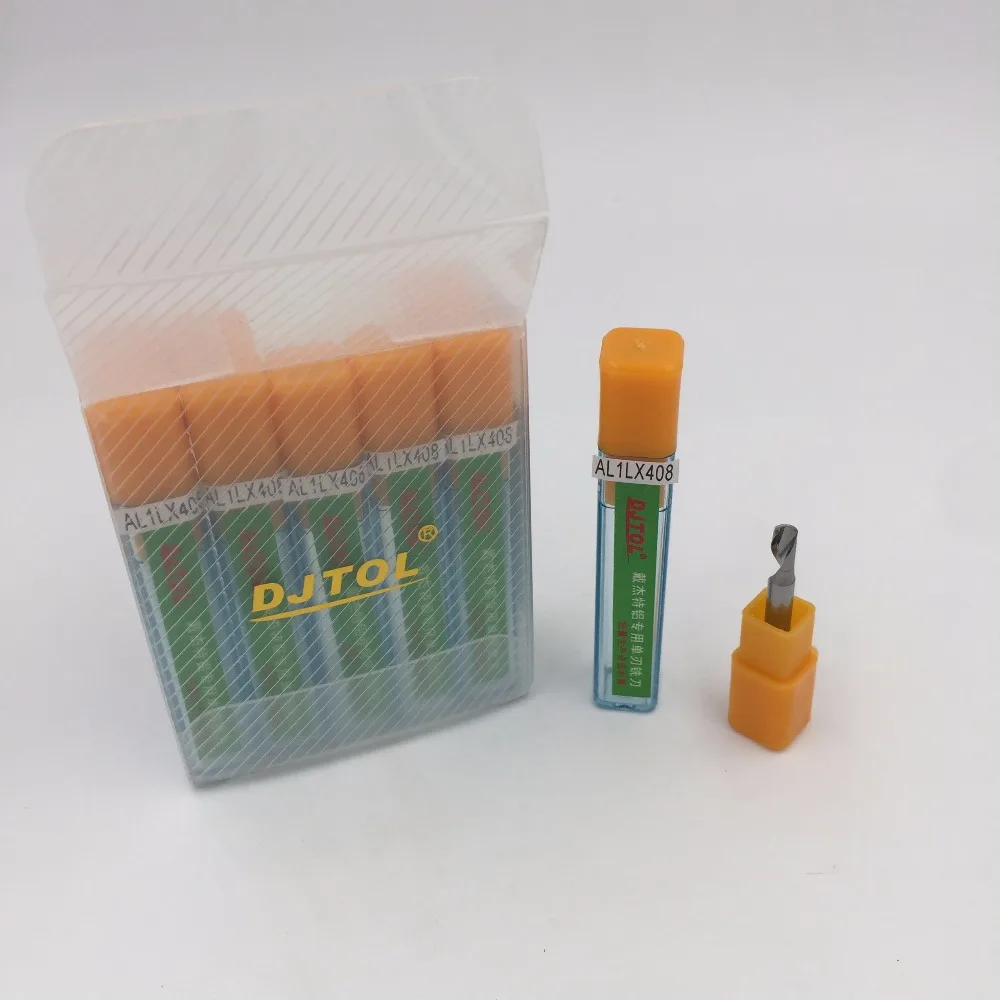 one flute spiral bits for aluminum cnc bits