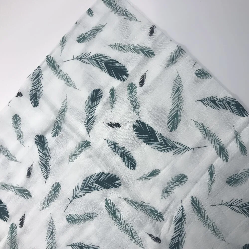 
Wholesale Manufacturer Nursery Bedding 2 Layers Organic Cotton Muslin Baby Printed Toddler Bath Blanket 