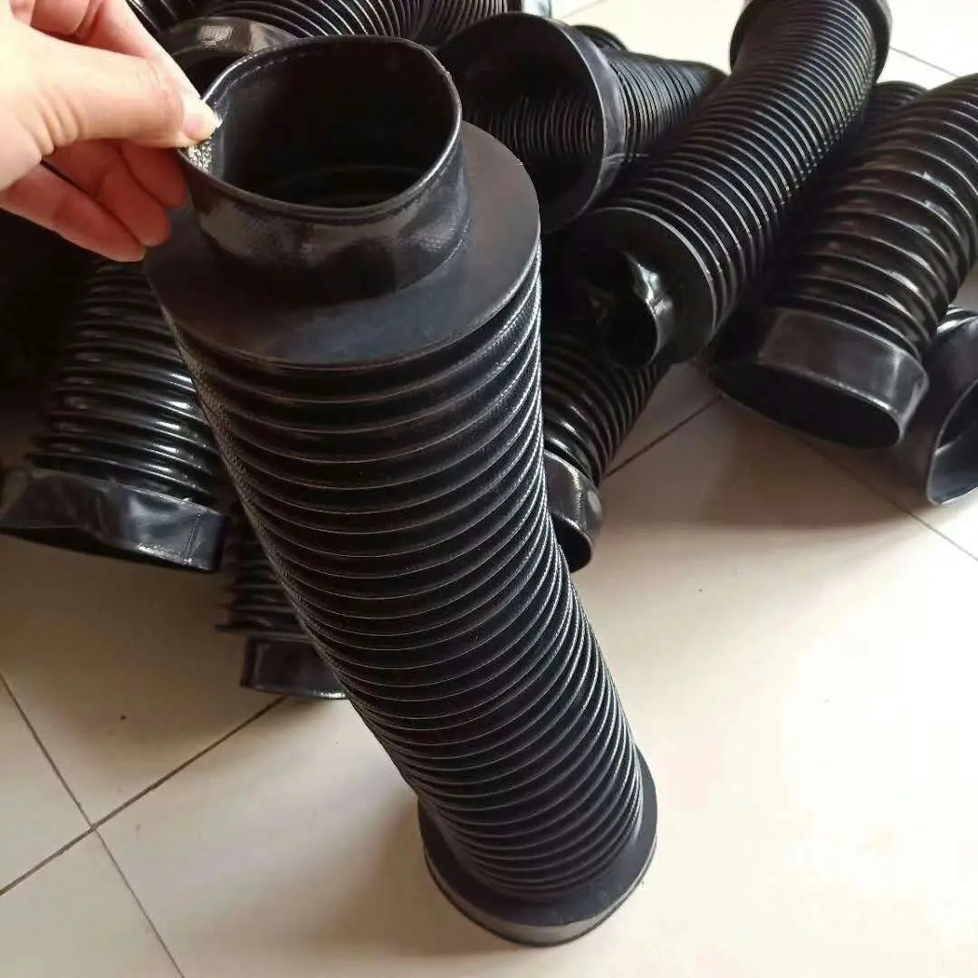 Black flexible  Accordion organ bellows cover