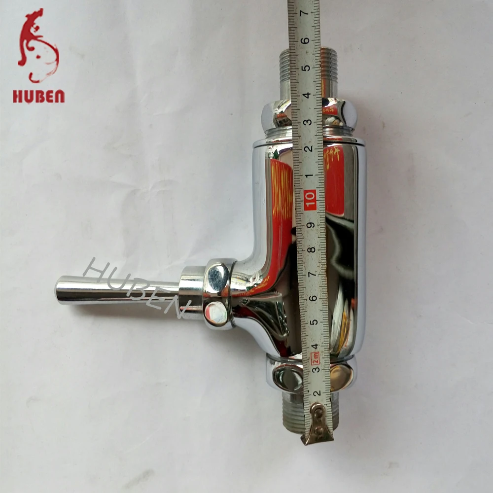 
Brass chrome standing manual foot flush valve toilet 